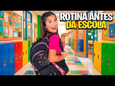 What Cacau does before school *first day of school