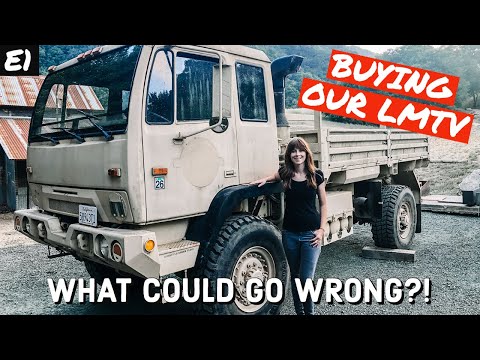 We Bought A MASSIVE Army Truck!