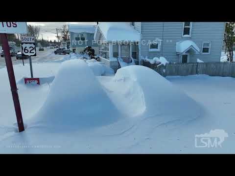 11-20-2022 Buffalo, NY blowing snow and massive totals