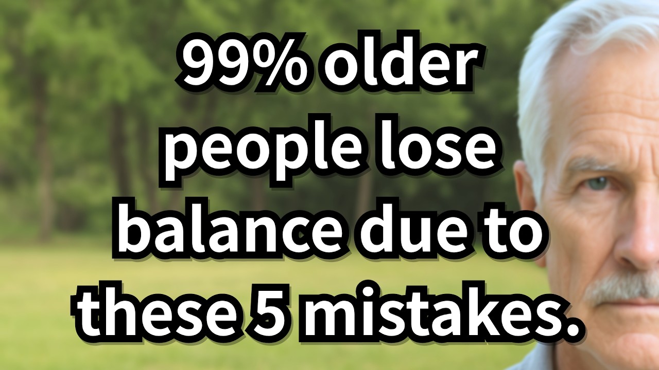 99% of Seniors Struggle With Balance Because of These 5 Common Mistakes You Should Avoid.