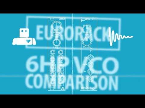 Eurorack 6HP VCO Module Comparison: Intellijel Dixie & Analogue Solutions VCO