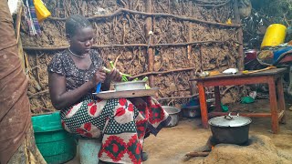 African village life/living a healthy life and Cooking Authentic Village local food #africa