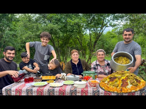 Peaceful Rural Simple Village Life - Grandma Cooking Traditional Recipes