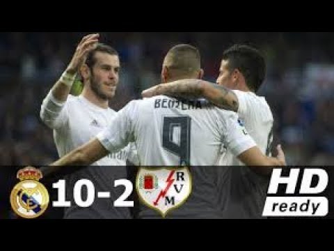 Real Madrid vs Rayo Vallecano 10 - 2 Liga BBVA - All Goals & Extended Highlights 20-12-2015 HD