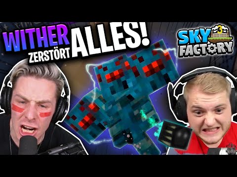 WITHER bricht aus und ZERSTÖRT fast die GANZE SKYBASE! Sky FACTORY 3 mit Trymacs!
