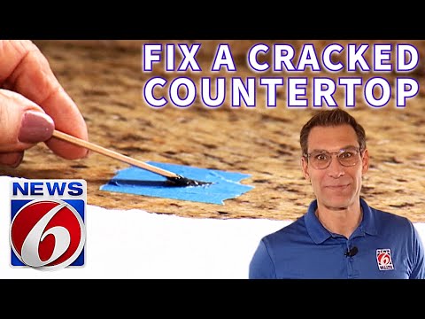 Cracked countertop or tile? Here's how you can fix it yourself!