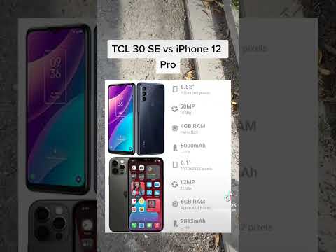 iPhone 12 Pro vs TCL 30 SE