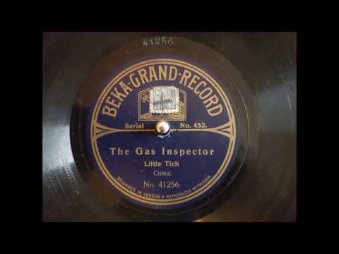 Little Tich 'The Gas Inspector'       1911 Acoustic 78 rpm