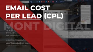 Email Cost Per Lead (CPL)