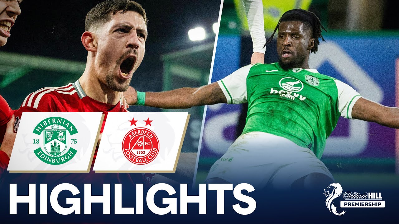 THREE Goals in 3️⃣ Minutes in Instant Classic! | Hibernian 3-3 Aberdeen | William Hill Premiership