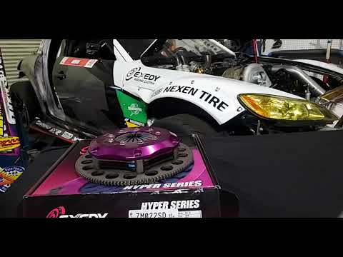 What clutch setup are we running in our Formula Drift 3 Rotor RX8 KMR tech talk #exedyusa