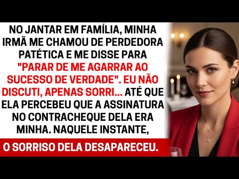 "No jantar em família, ela me chamou de perdedora… até descobrir quem paga o salário dela"