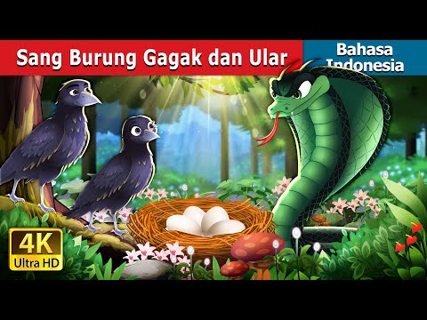 Sang Burung Gagak dan Ular | Crows And The Serpent in Indonesian | @IndonesianFairyTales