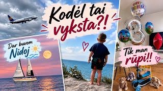 Vlog🤩Tik man vienai tai rūpi?!🫣Sudėtingas pasiruošimas🤯Dar buvom Nidoj🌊Kodėl tai vyksta?!✈️