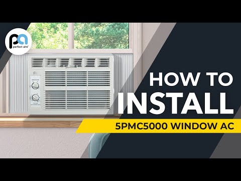 How to Install the 5,000 BTU Mechanical Window AC | Perfect Aire 5PMC5000