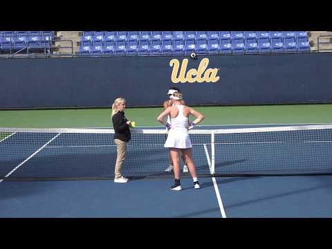 02 21 2020 #12 Bolton (UCLA)Vs #13 Giavara (CAL) Women's tennis Singles #1