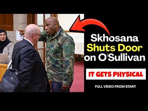 CHAOS AT PARLIAMENT: Paul O'Sullivan FLEES Committee! Skhosana Traps Him at the Gate!