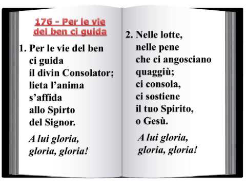 176 Per le vie del ben ci guida - Innario Chiesa Cristiana Avventista del Settimo Giorno 2014
