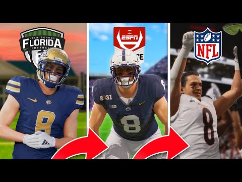 Playing the Entire Career of a Walk-On RB!! (Full Movie)