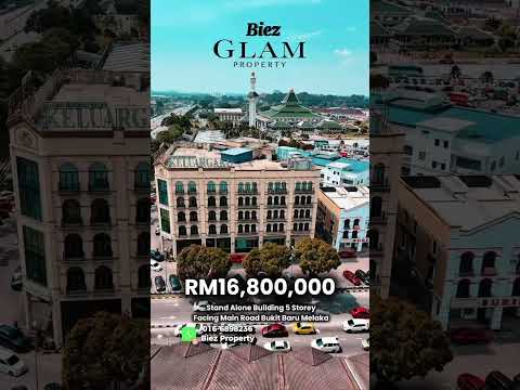 Jangan Lepaskan Bangunan Komersial 5 Tingkat Berlif di Bukit Baru Melaka – Prime Corner Facing Main Road! ROI Tinggi & Lokasi Paling Strategik! video