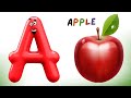 ABC Song For Kids A For Apple ABC Phonics Rhyme Tiny Tots Zone ABCD Rhymes Abcsongforkids