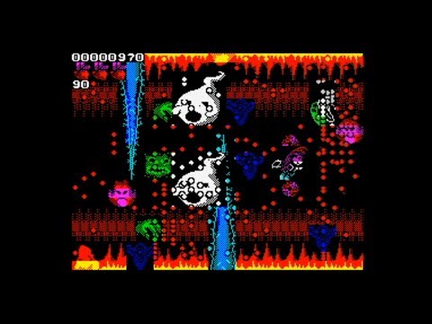 Chibi Akumas Episode 1: Invasion 128k (2018) Walkthrough (Hardest level) + Review, ZX Spectrum