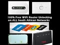 How To Unlock Wi Fi Pocket Router On All Cellc Vodacom Telekom