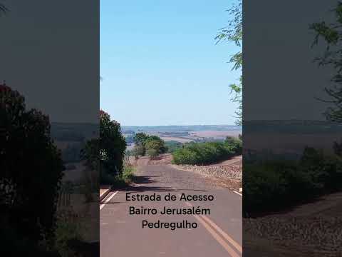 Estrada de Acesso ao bairro Jerusalém e pedregulho em Nova América da Colina no Paraná