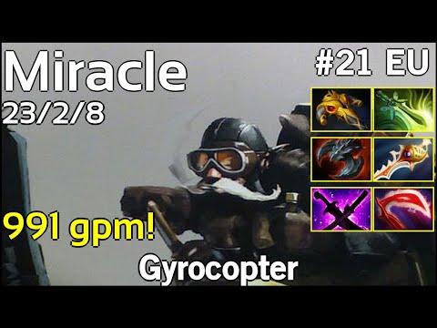 Miracle Gyrocopter - Dota 2 7.11