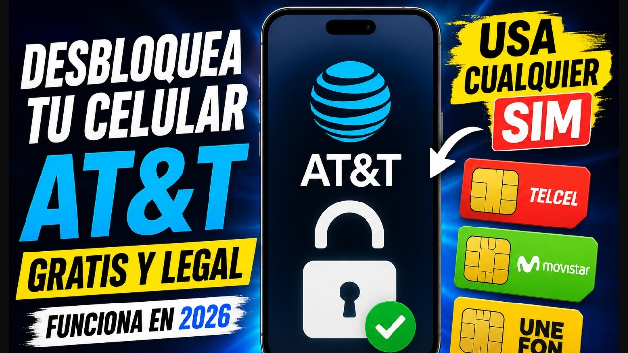 Cómo DESBLOQUEAR tu celular AT&T GRATIS y Legal (Funciona en 2026)