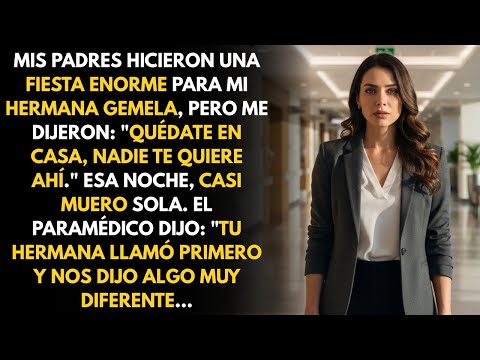 "Quédate en casa, nadie te quiere ahí". Mis padres dieron una fiesta enorme, pero me dejaron fuera !