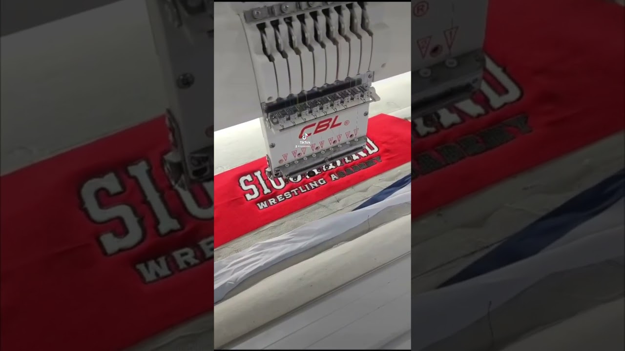 Custom logo embroidery