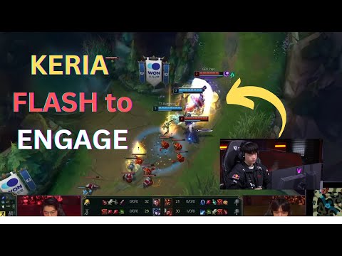 KERIA flash to engage Peyz for a KILL!