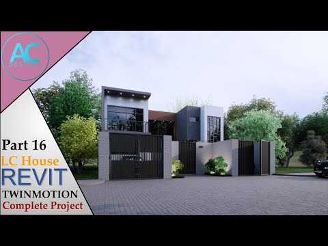 LC House | Part 16 | Complete Step By Step Project | Revit and Twinmotion Tutorial