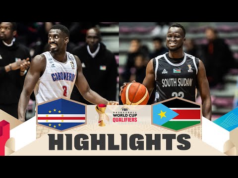 Cape Verde 🇨🇻 v South Sudan 🇸🇸 |  Highlights | FIBA Basketball World Cup 2027 African Qualifiers