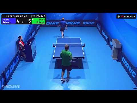 09:55 Andrii Rehush - Serhii Kalenyk 12.07.2023 TT Euro.Cup Ukraine Professional. TABLE 3