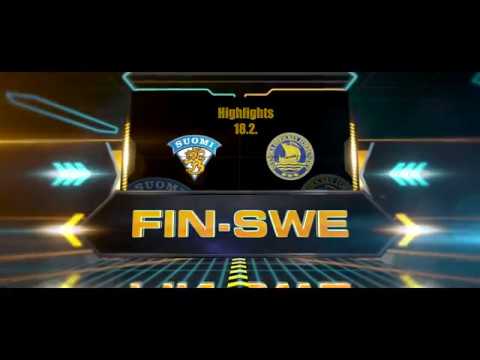 Highlights FIN-SWE 18.2.2018 // U17 Five nations tournament // Järvenpää, Finland