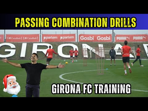 Passing Combination Drills / Girona FC