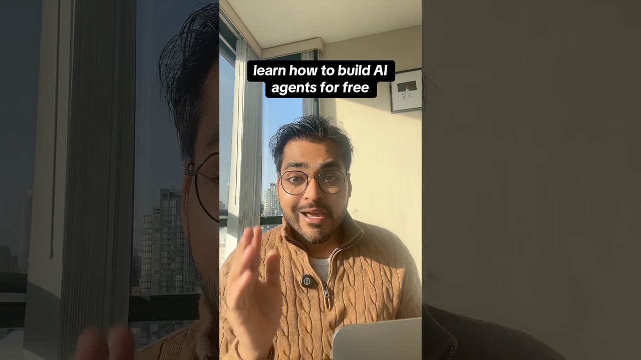 Free course to build AI Agents #aitools #aiagents