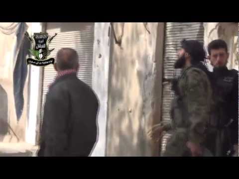 انتشار عناصر لواء معاوية بن أبي سفيان في حي حوبر في العاصمة دمشق