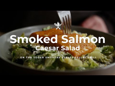 Smoked Salmon Caesar Salad | Dry Brine Recipe for Flaky Salmon