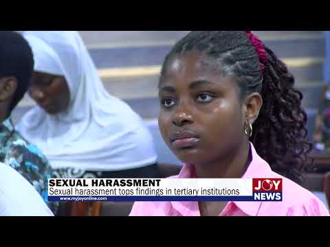 ACAF Monitoring Report: Sexual harassment tops findings in tertiary institutions #JoyNews