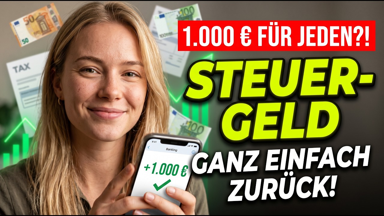 Steuererklärung ohne Panik: So holst du dir 1.000 € rückwirkend! 💸
