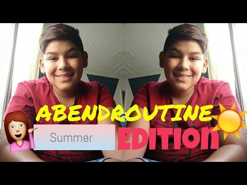 Meine Abendroutine in den Sommerferien | Leoslife