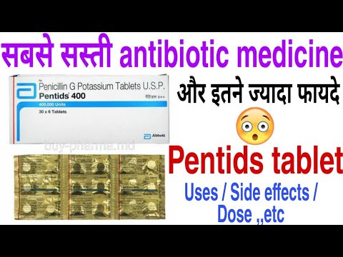 Pentids tablet 400 mg, 400000 iu