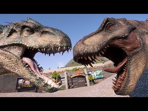 ALL LARGE CARNIVORES DINOSAURS BATTLE ROYALE - Jurassic World Evolution 2