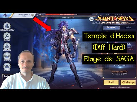 Temple d'Hades - Etage Saga - Saint Seiya Awakening