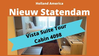 Nieuw Statendam Vista Suite 4098 with Helpful Hints