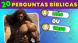 20 Perguntas Bíblicas que todo cristão deveria saber | Quiz Bíblico