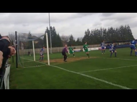 Dunstable Town 0-0 Hitchin Town - McNamara shot